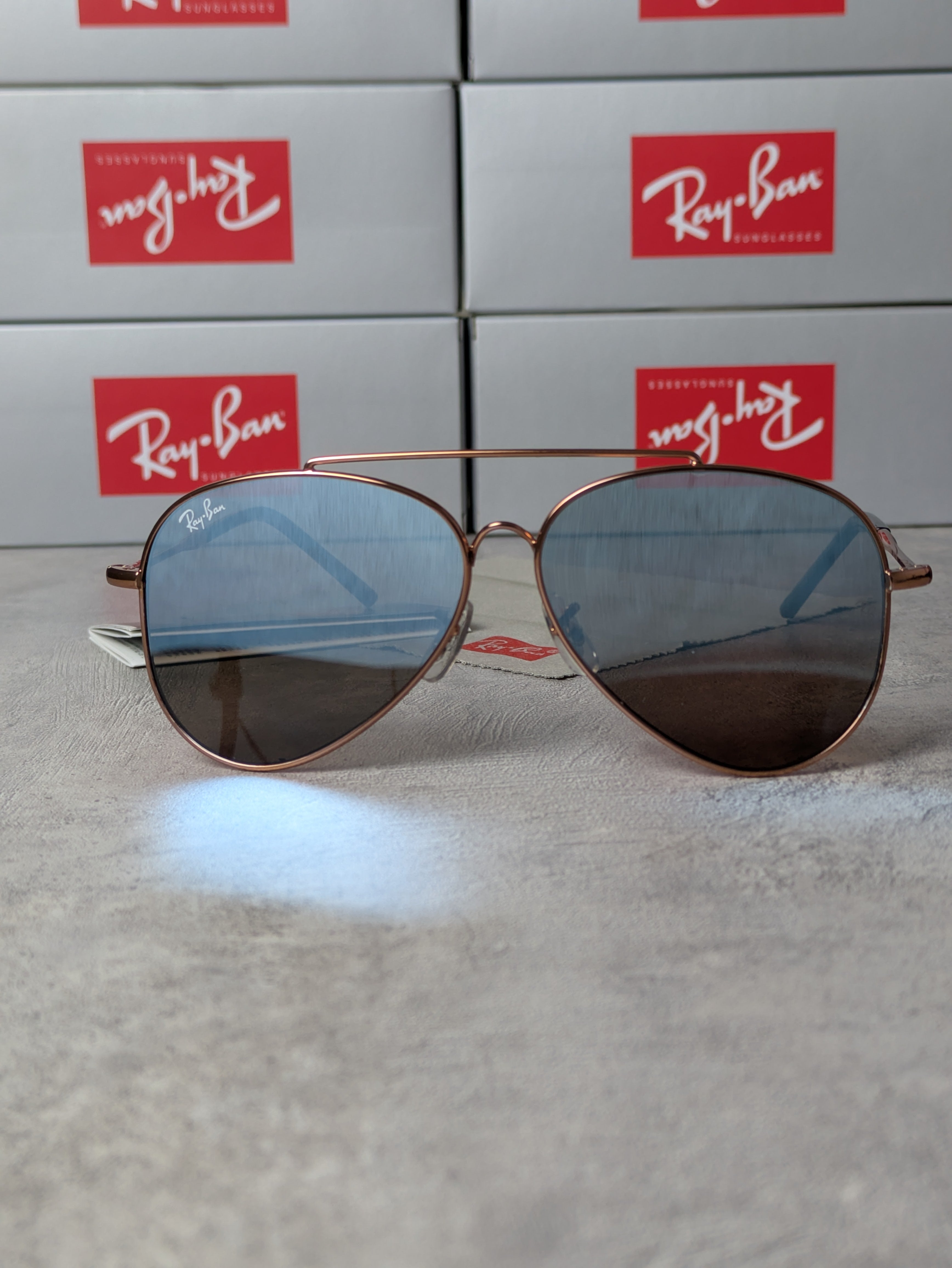 RAYB-AN Aviator Reverse (BLEU/Branze)