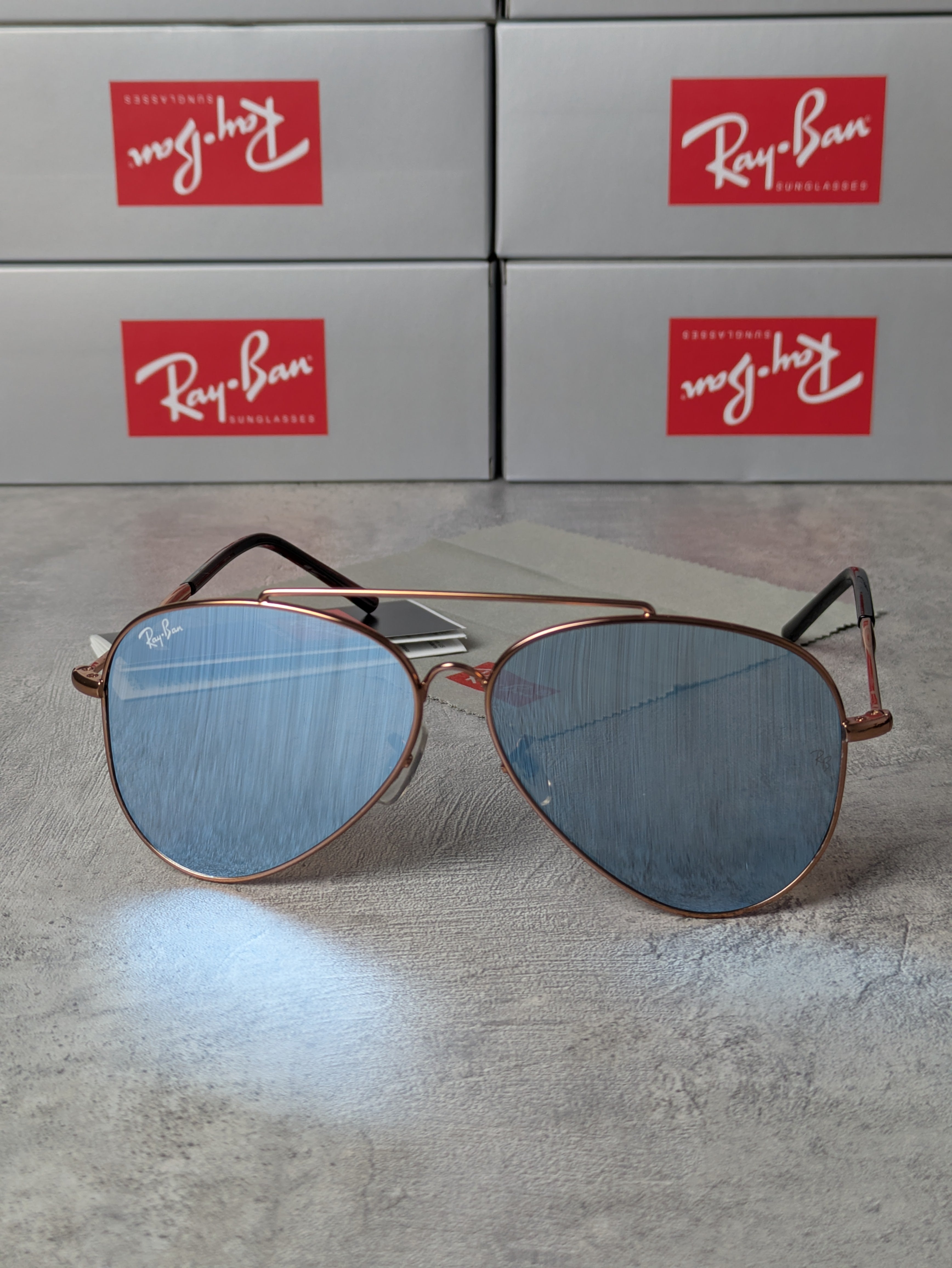 RAYB-AN Aviator Reverse (BLEU/Branze)