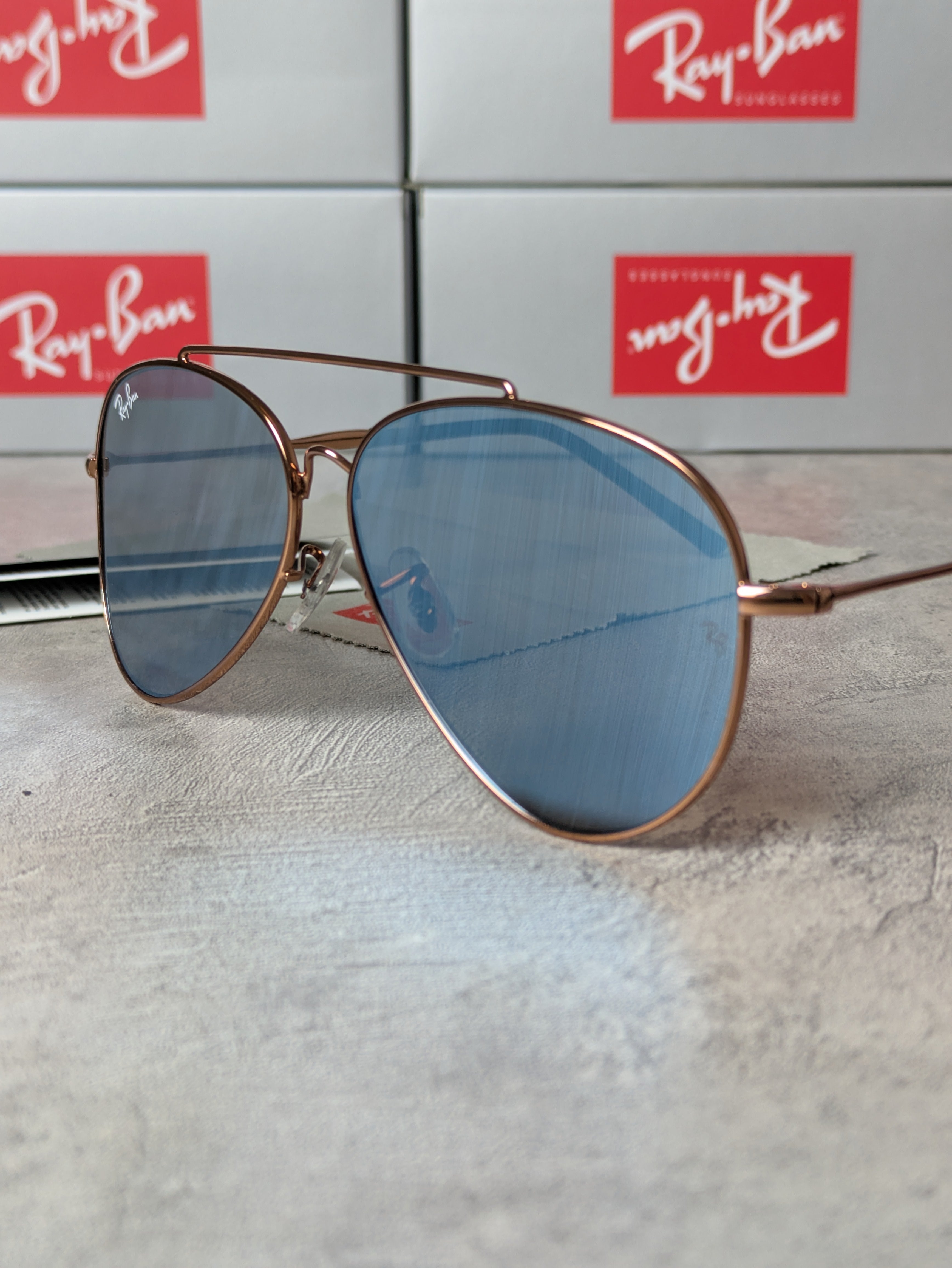 RAYB-AN Aviator Reverse (BLEU/Branze)