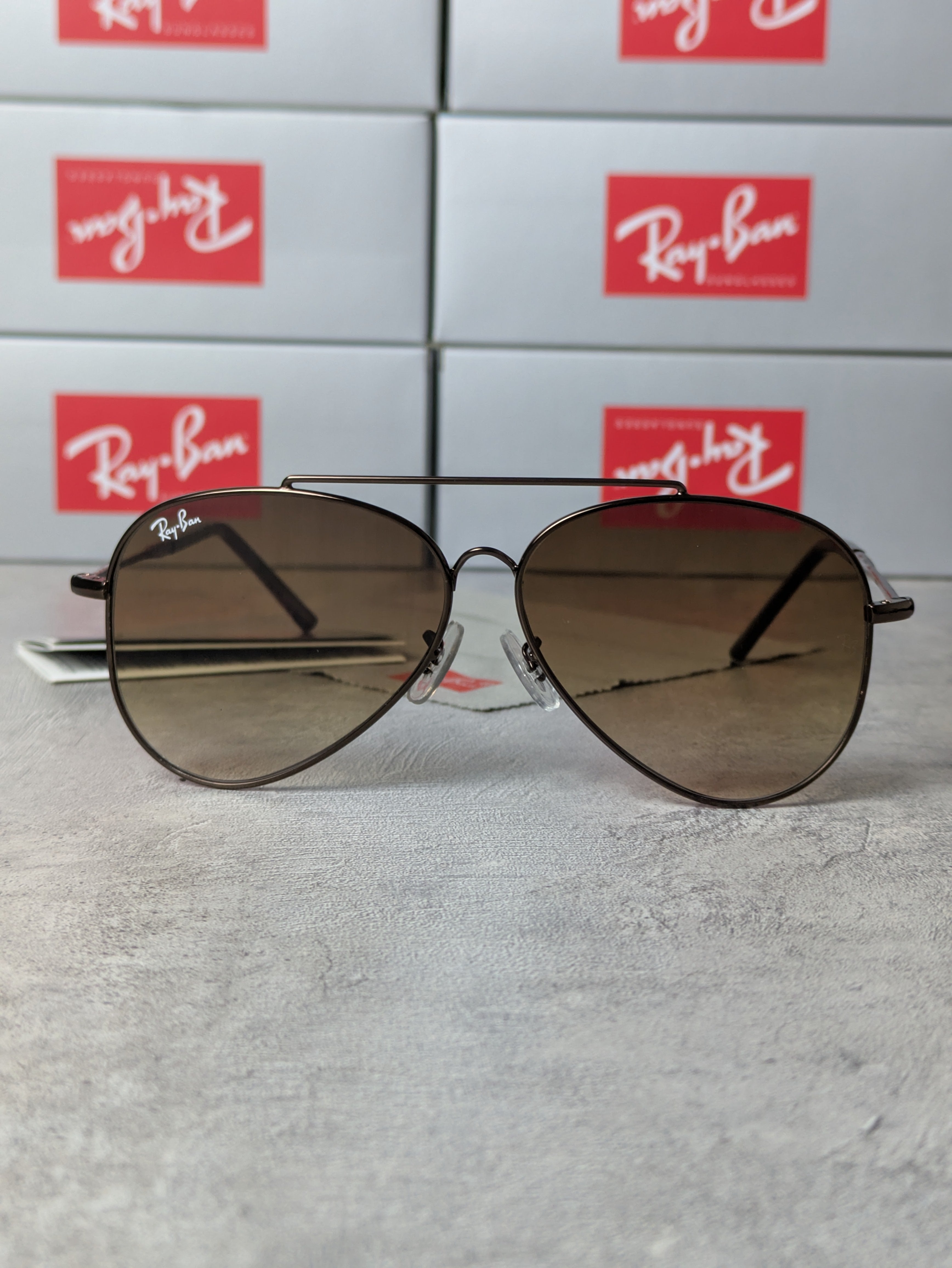 RAYB-AN Aviator Reverse (Maron Dégradé)