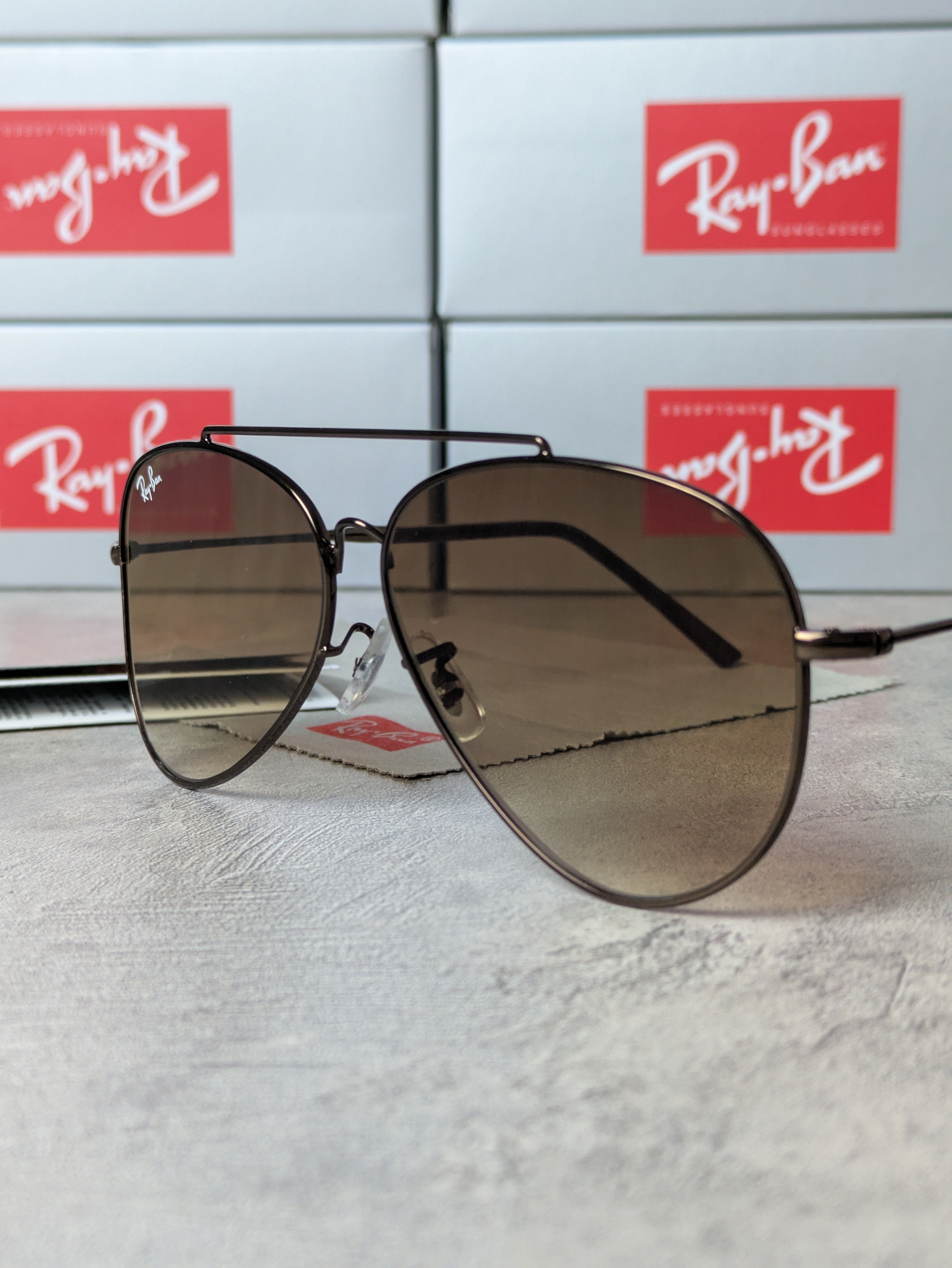 RAYB-AN Aviator Reverse (Maron Dégradé)